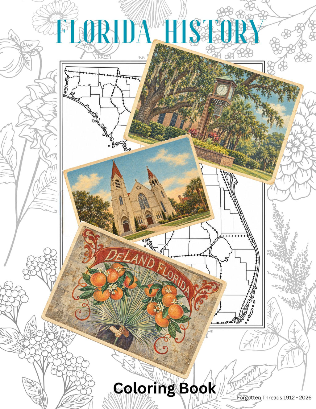 Florida History Coloring Book